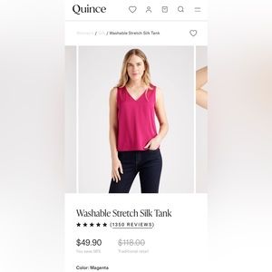 Quince Silk Classic Tank